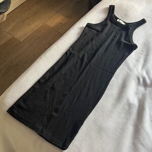 H&M Black Mini Bodycon Tank Dress